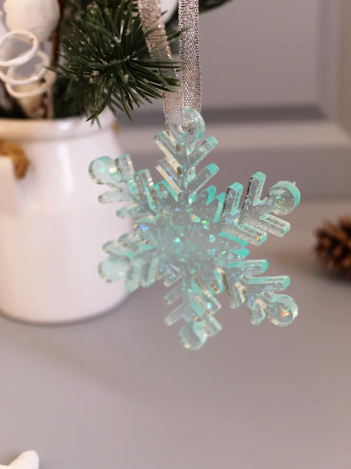 Set of Christmas tree toys, Christmas ornament, resin Christmas tree toys, Christmas gift idea