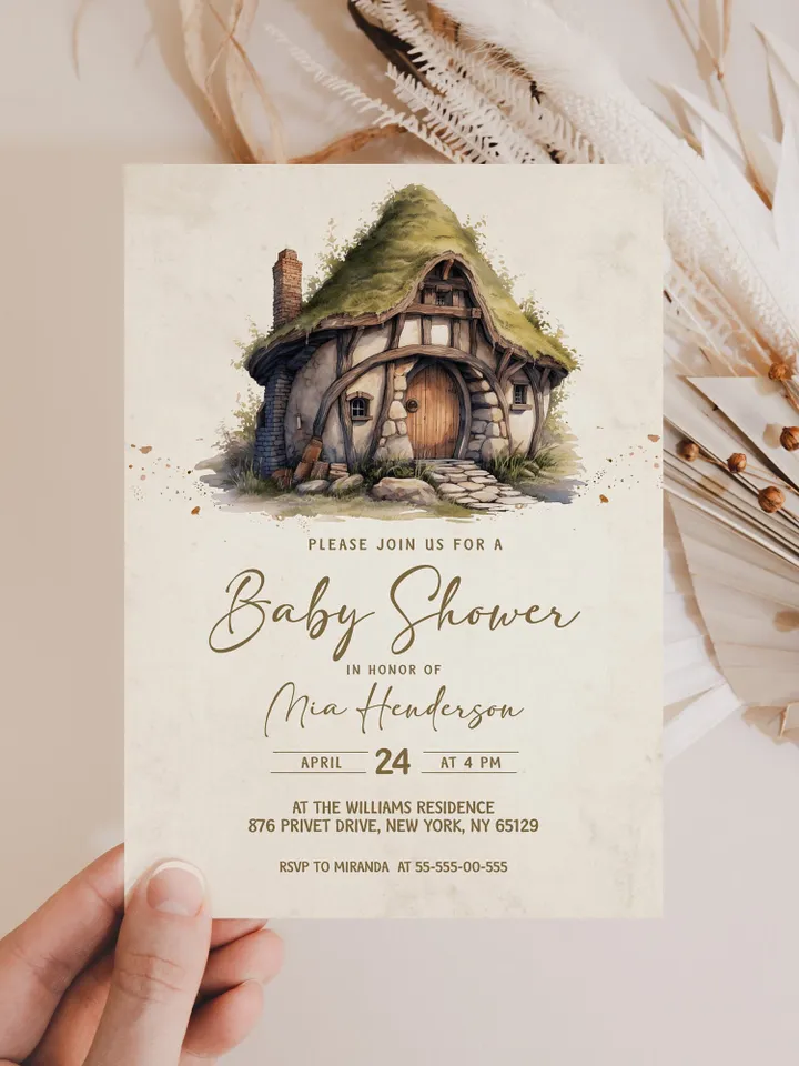 DIY Wizarding World Baby Shower iNVITATION; Magic School Baby Shower Template; School of Wizard Baby Shower invitation template; wh1