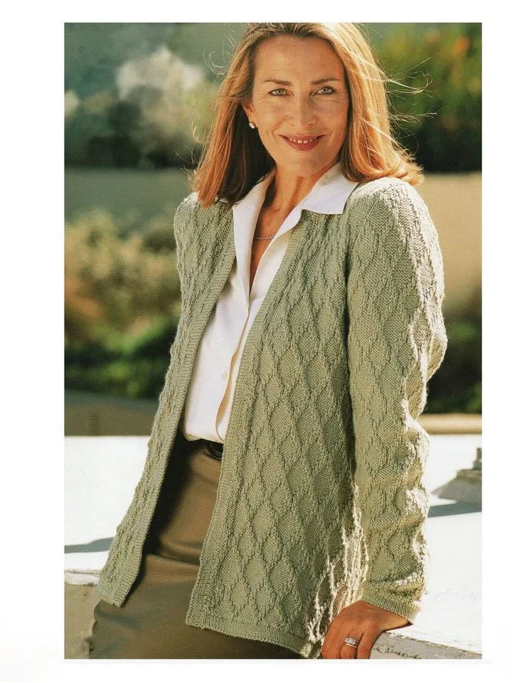 Cardigan jacket knitting pattern Women ladies summer cardigan jacket DK instant download