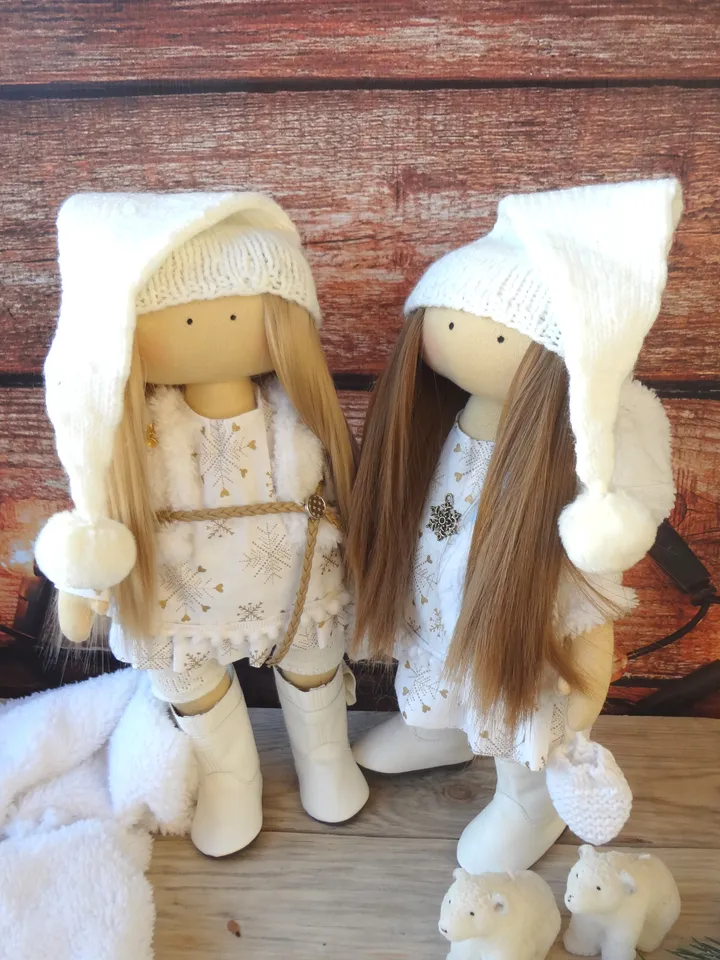 Angel doll pattern pdf - Christmas doll pattern - Rag doll sewing pattern -12 inch rag doll pattern, Christmas gift idea