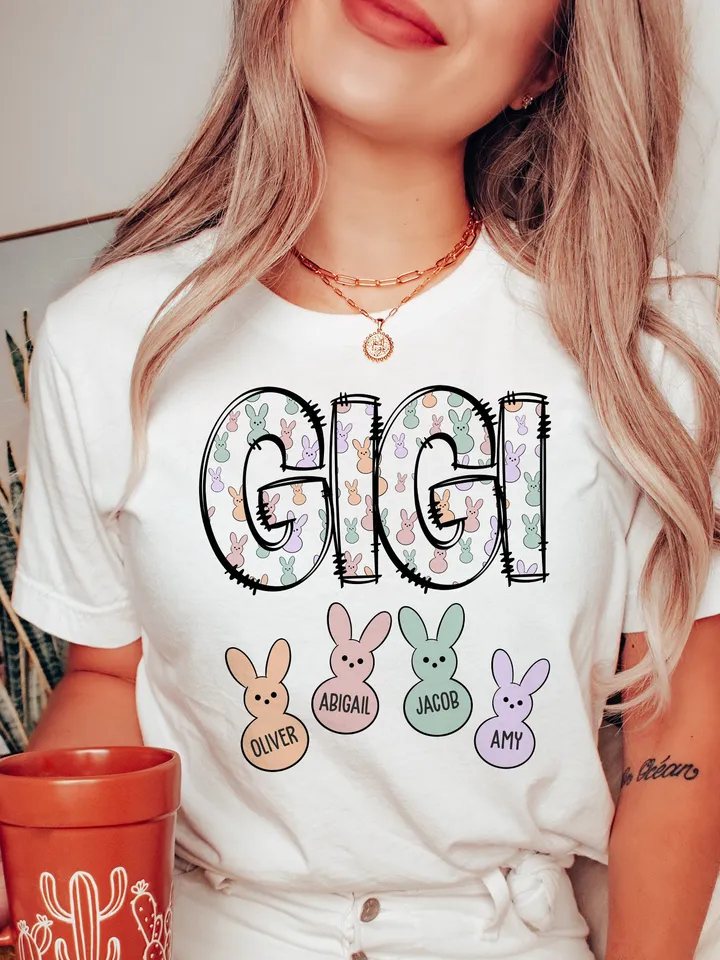 GIGI Easter PNG Sublimation Design, Easter png, Cute Easter shirt, Mama sublimation, Gigi png, Sublimation designs, Digital Download