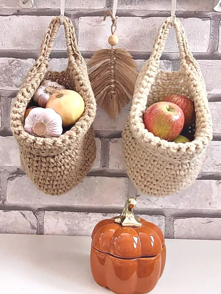 Autumn minimalist kitchen decor Crochet pattern PDF+Video