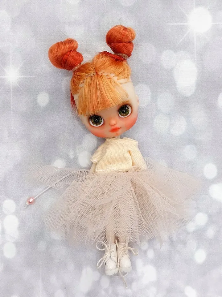 reserve. Adorable little doll. Red-haired Petite Blythe with green eyes
