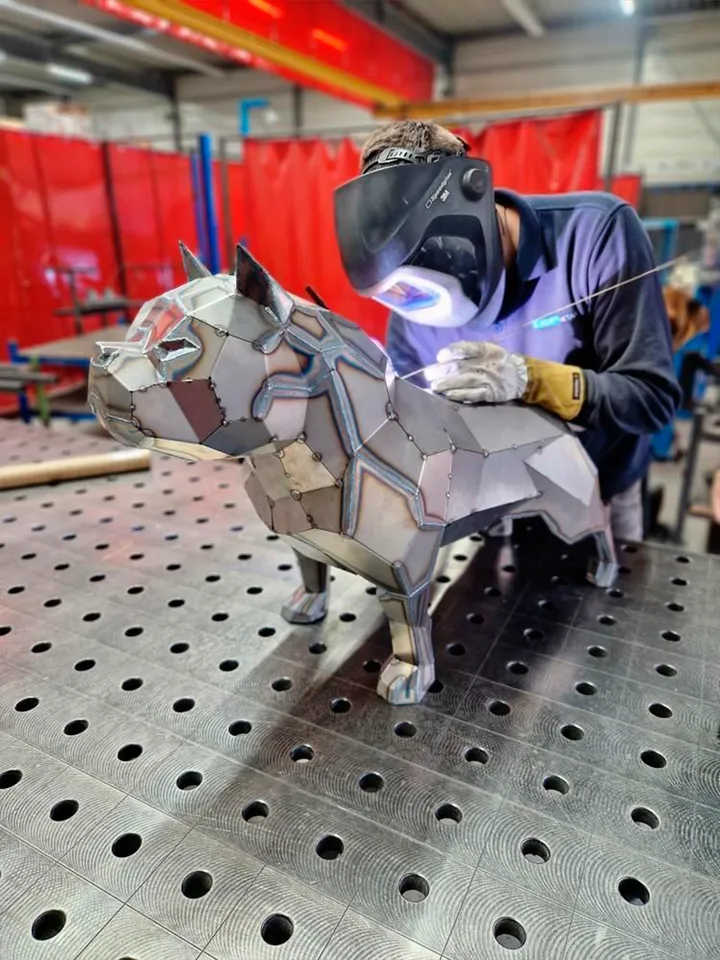 Welding Project Plans Drawings American Bully (v1) (DXF, PDF)