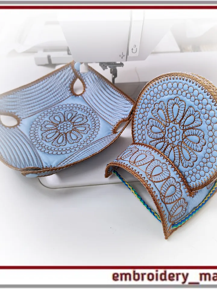 In the hoop design stand holders quilting by Embroidery Manavi 05