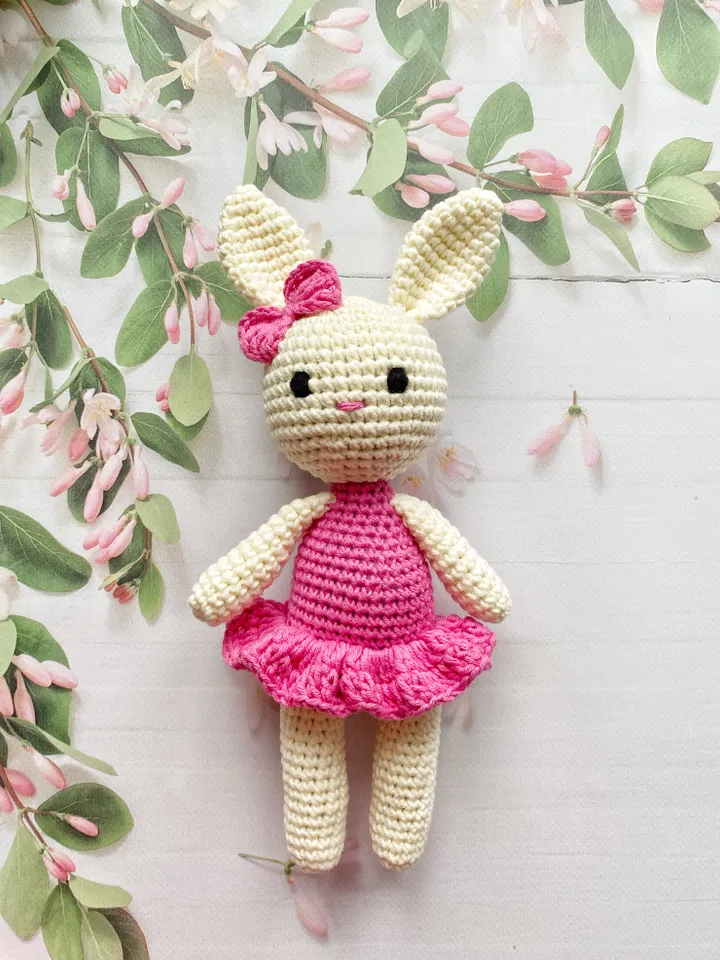 Crochet bunny pattern, Amigurumi bunny pattern