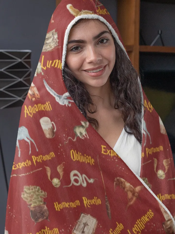 Wizarding World Snuggle Blanket ; Magic School Snuggle Blanket Owl Key Magic World Custom Wizard Snuggle Blanket Gift Baby Magic WBB12