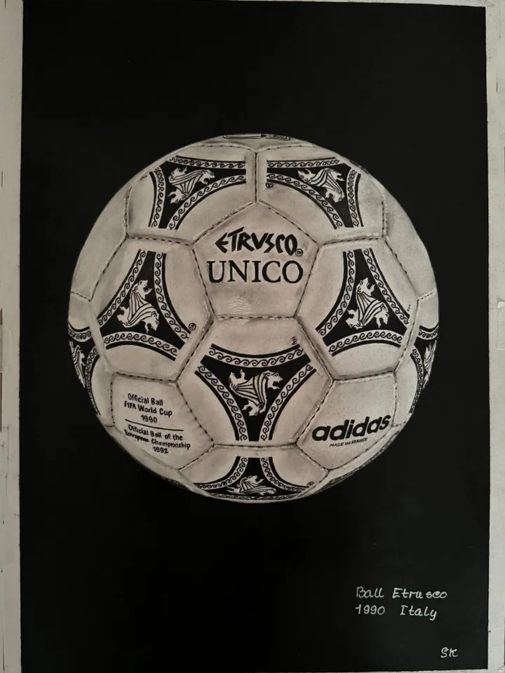 “World Cup ball” 1990 Italy №14 from 16 pcs“ art collection 4