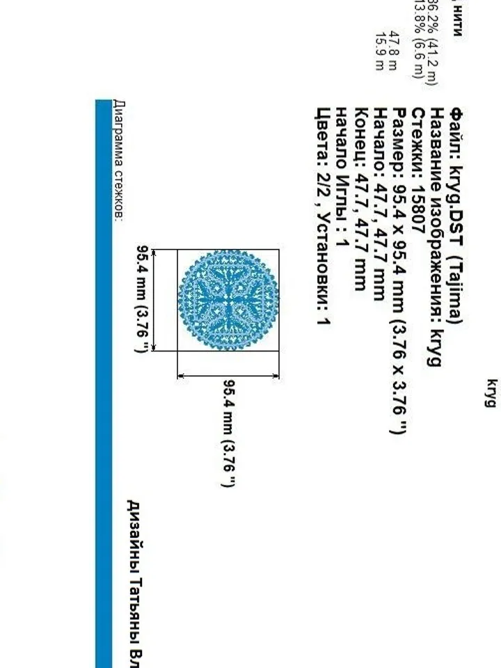 "Tenderness" is a design for machine embroidery.