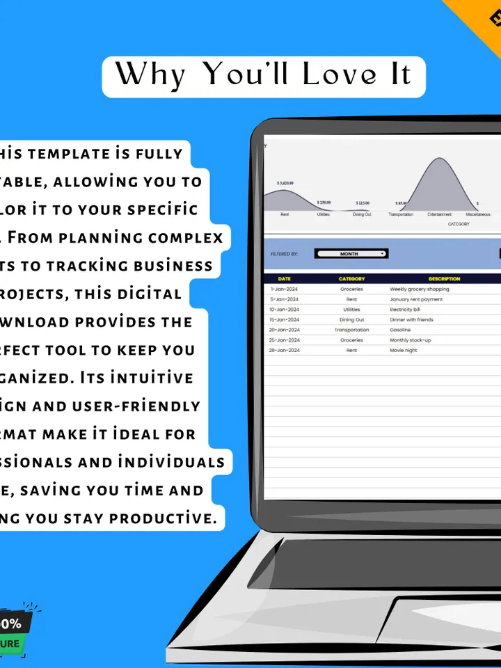Finance Expense Tracking Template, Expense Analysis Spreadsheet, Budget Tracker Tool, Google Sheets Financial Planner