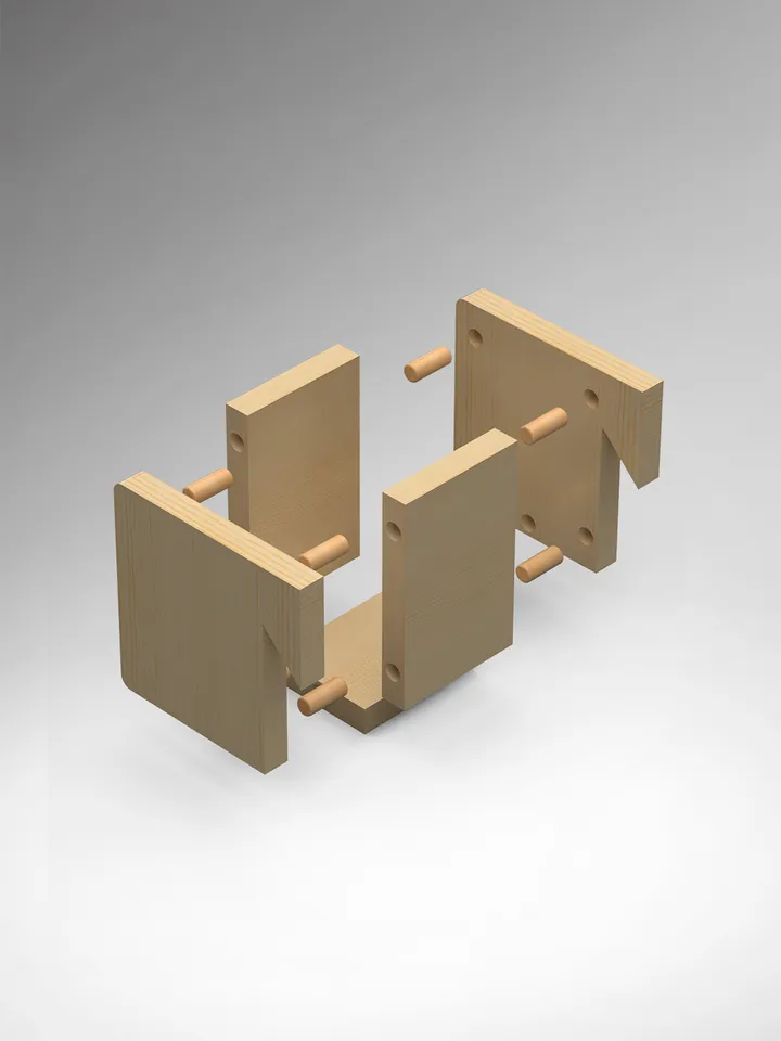 Pen box Rack Plans (PDF, SVG) for Workshop – DIY French Cleat Storage System