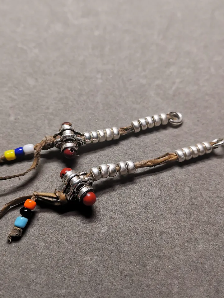 Gandhanra Handmade 5mm Silver Tibetan Buddhist Prayer Bead Counters for 8-15mm Mala