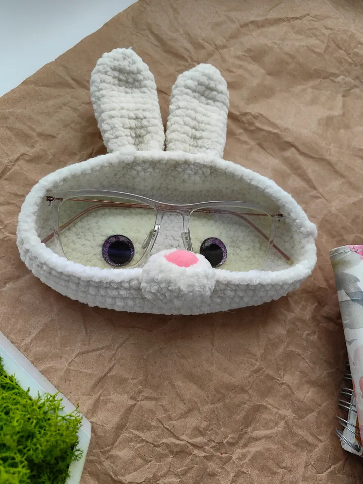 Crochet pattern Glasses holder bunny