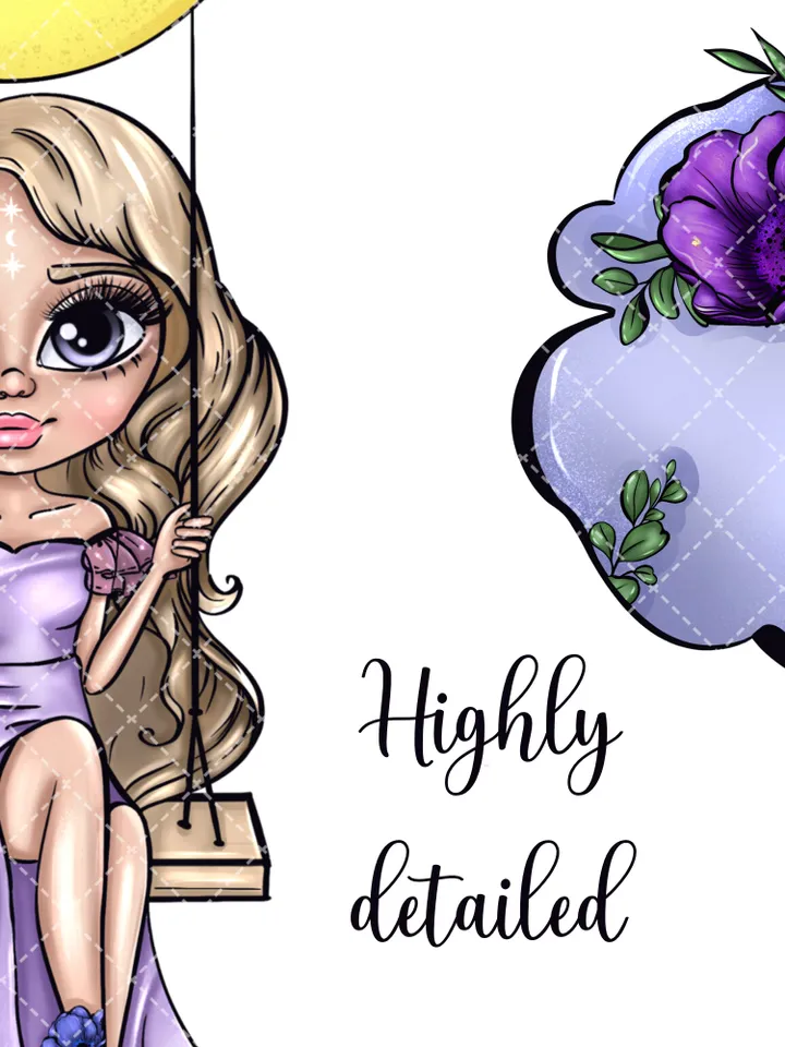 Magic Girl Clipart, Moon Child Clipart, Mystic Celestial Clipart, Spiritual graphics, Enchanted Fairy Forest Clipart, Purple Witch Clipart