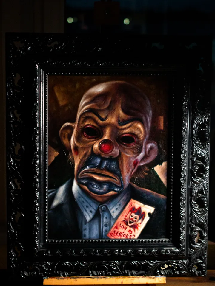 Original oil painting Joker
