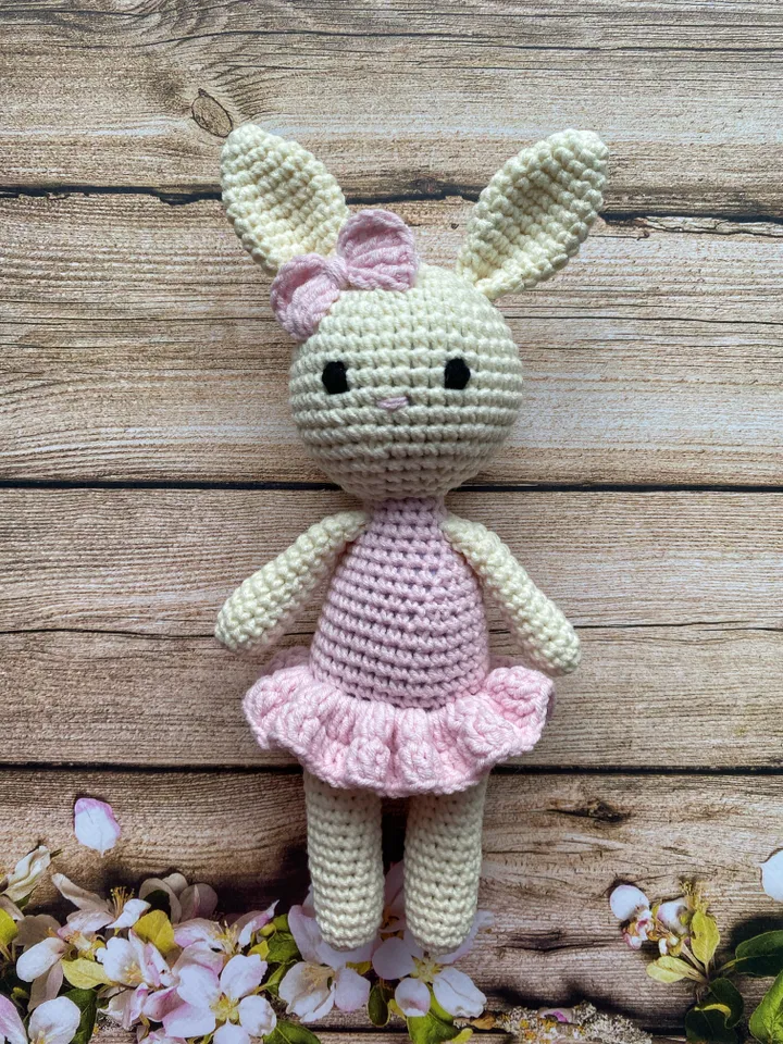 Crochet bunny pattern, Amigurumi bunny pattern