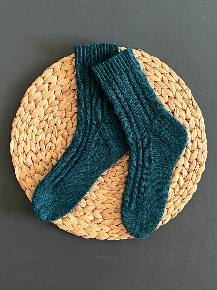 Handmade womens socks | Warm knitted accessory