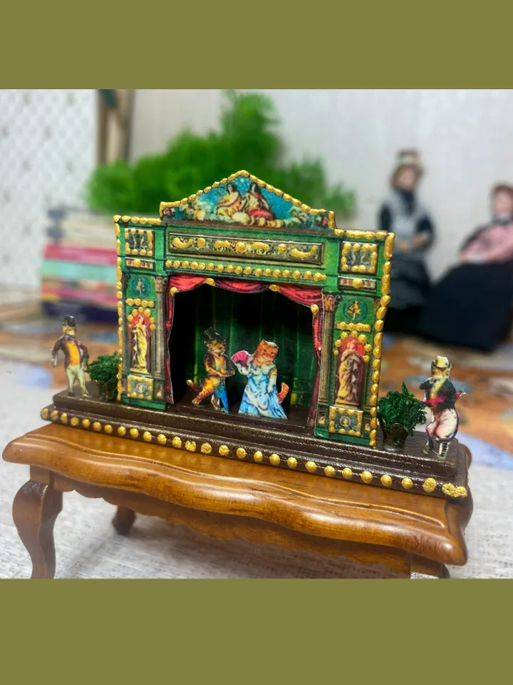 DIGITAL DOWNLOAD FOR PRINT. TUTORIAL.Video master class on creating a puppet theater.1:12