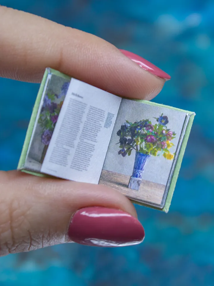 TEMPLATE Miniature magazine Life with Flowers