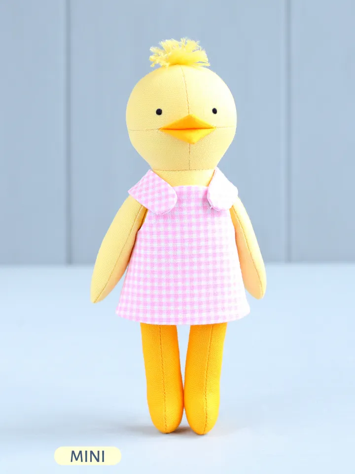 PDF Mini Chick Stuffed Animal Sewing Pattern