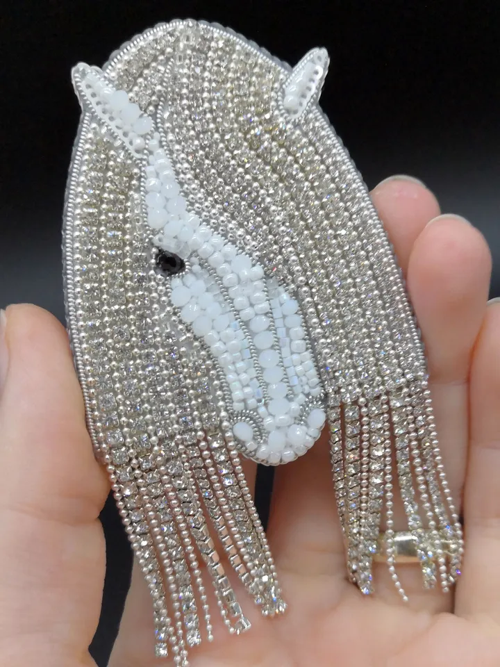 White Horse Brooch