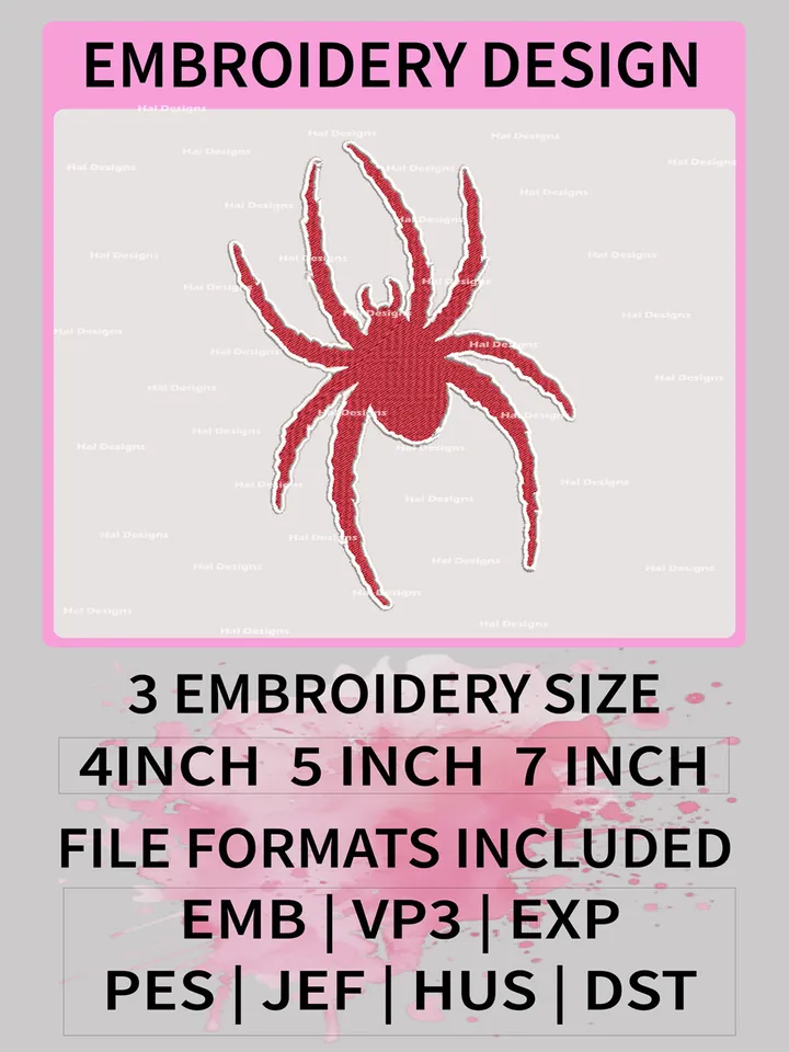 NCAA Richmond Spiders Embroidery File, 3 Sizes, 6 Formats, NCAA Machine Embroidery Design, NCAA Logo, NCAA Teams