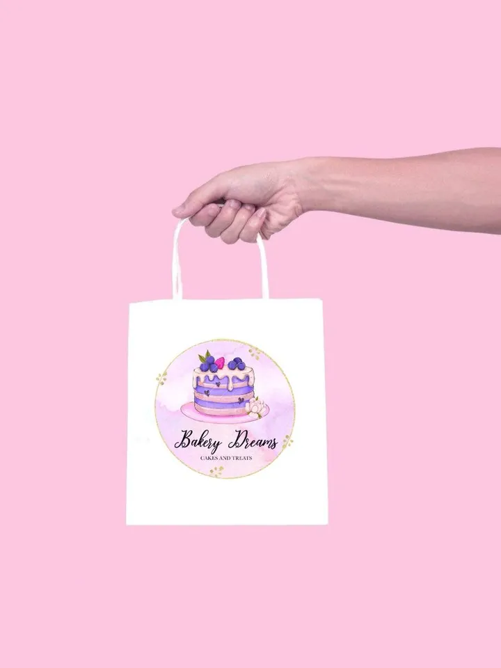 Beautiful Cake with Berries Premade Logo Design, Sweets Logo, Cake Designer Logo, Pastry Logo, Sugar Cake Logo, Baker Logo, Cupcake Logo