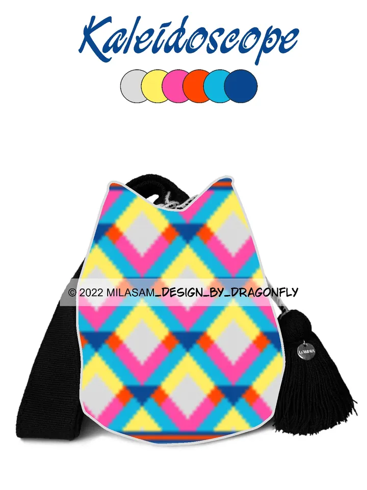 CROCHET PATTERN / Wayuu mochila bag / Tapestry Crochet bag / Kaleidoscope 771