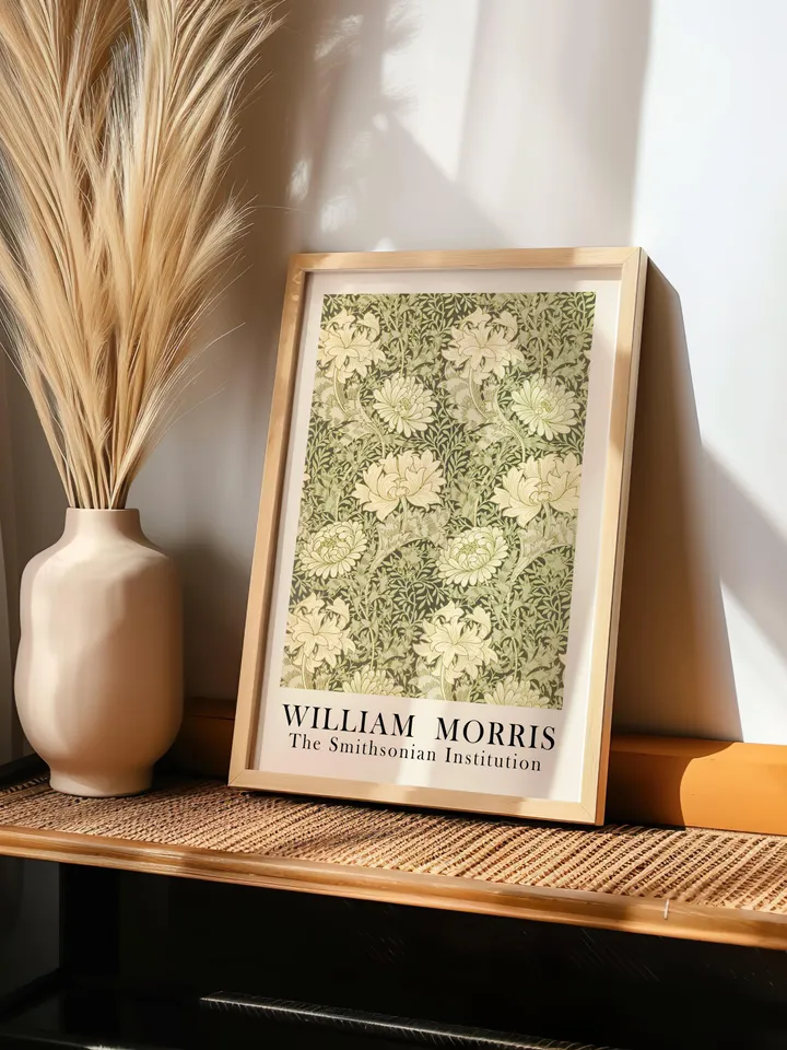 William Morris Wall Art, Vintage Botanical Print, Floral Poster Arts Decor, Digital Download, William Morris Print Digital Download 014