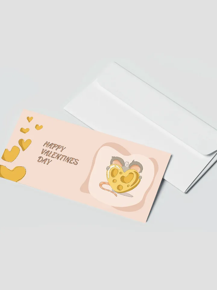 Cheesy Heart Postcard
