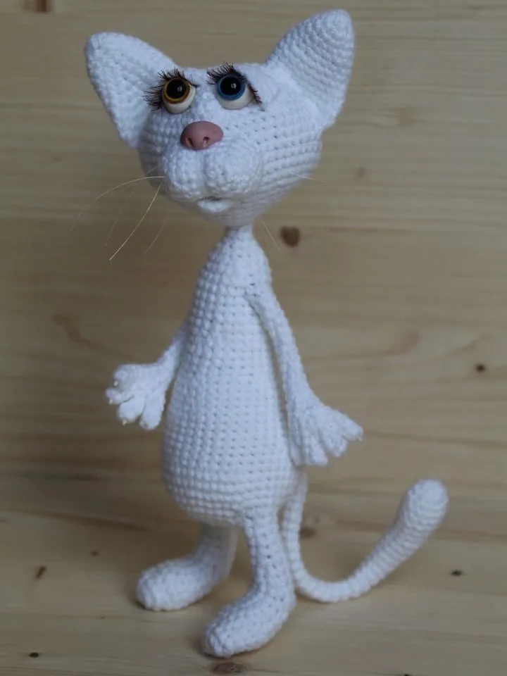 Crochet pattern cat - digital pattern (tutorial) PDF