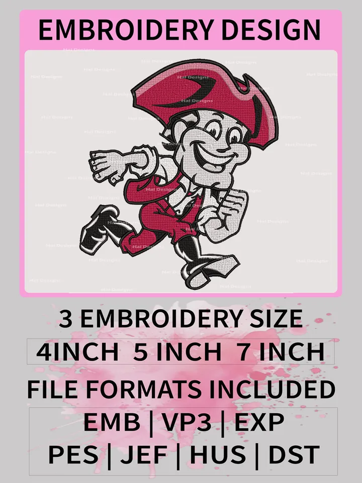 NCAA Massachusetts Minutemen Embroidery Files | Machine Embroidery Designs