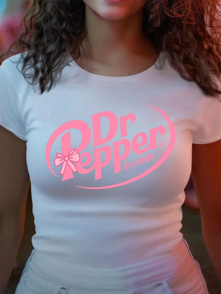 Dr Pepper svg, Pink Coquette Png Clipart, Dr Pepper Pink Bow Png, Dr Pepper Pink Bow Graphic, Commercial Use, Digital Download