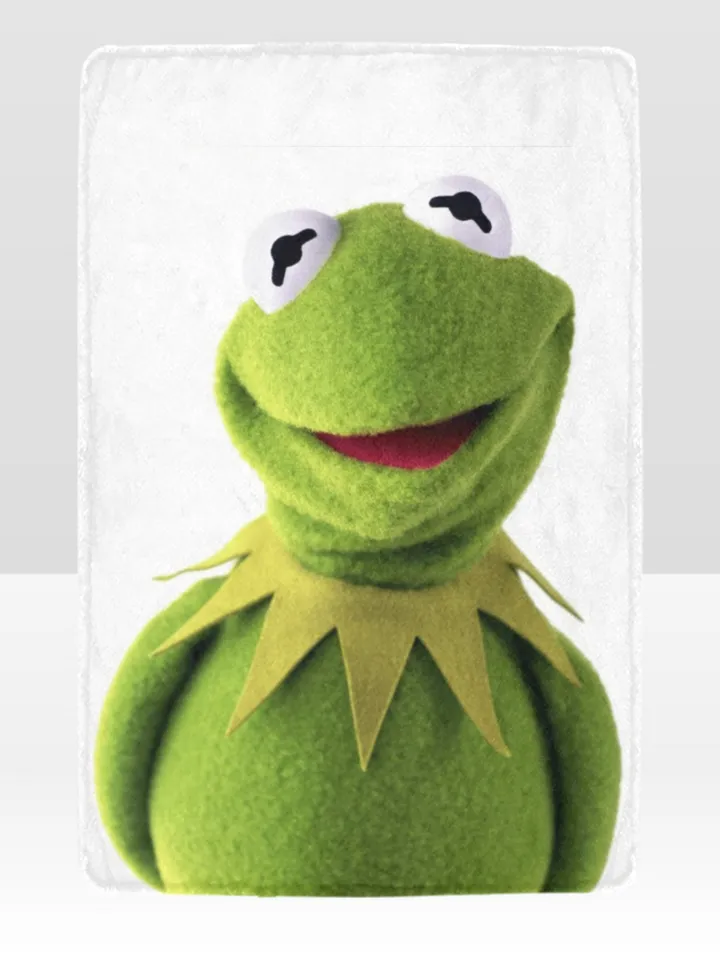 Kermit Blanket Lightweight Soft Microfiber Fleece