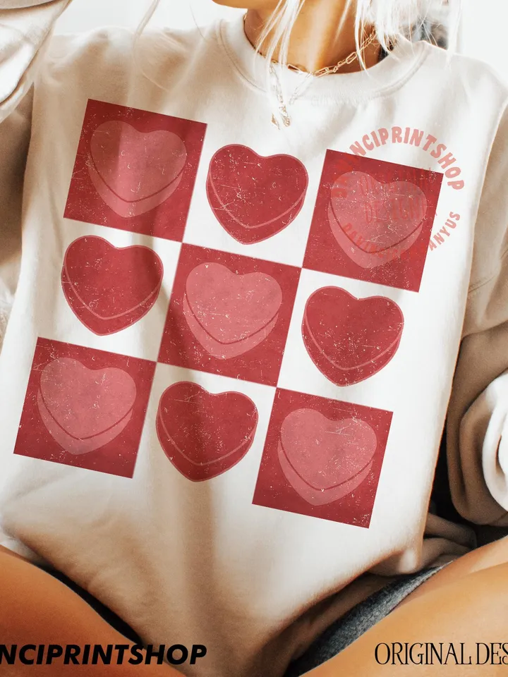 Checkered Retro Valentines Heart png, Valentines png, Heart png, Love png, Valentines Shirt Sublimation, Retro Valentines png, Heart, retro