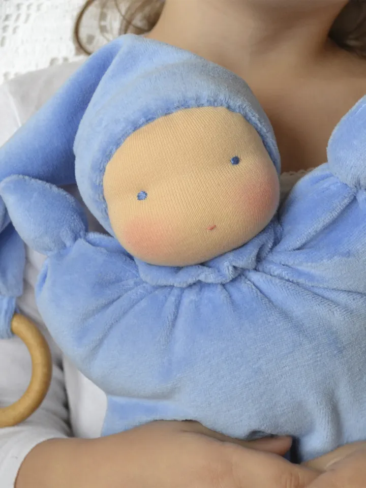DIY Waldorf butterfly doll 10 inch (25 cm) tall. PDF sewing pattern and tutorial.