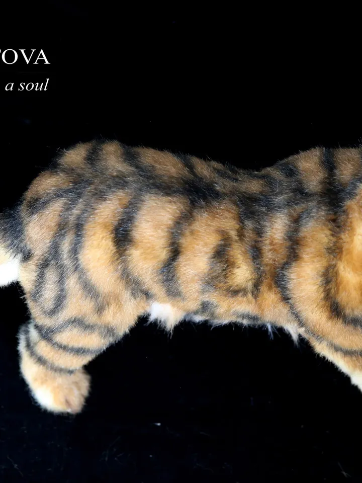 Pattern Tiger | Realistic sewing toy pattern | Stuffed Animals | Pattern with brief instruction for stitching.