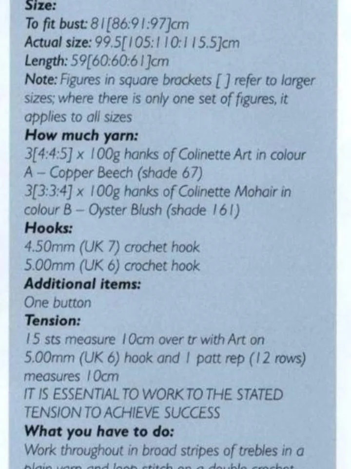 Vest pattern, moheir vest pattern, crochet pattern waistcoat, women waistcoat vest pdf