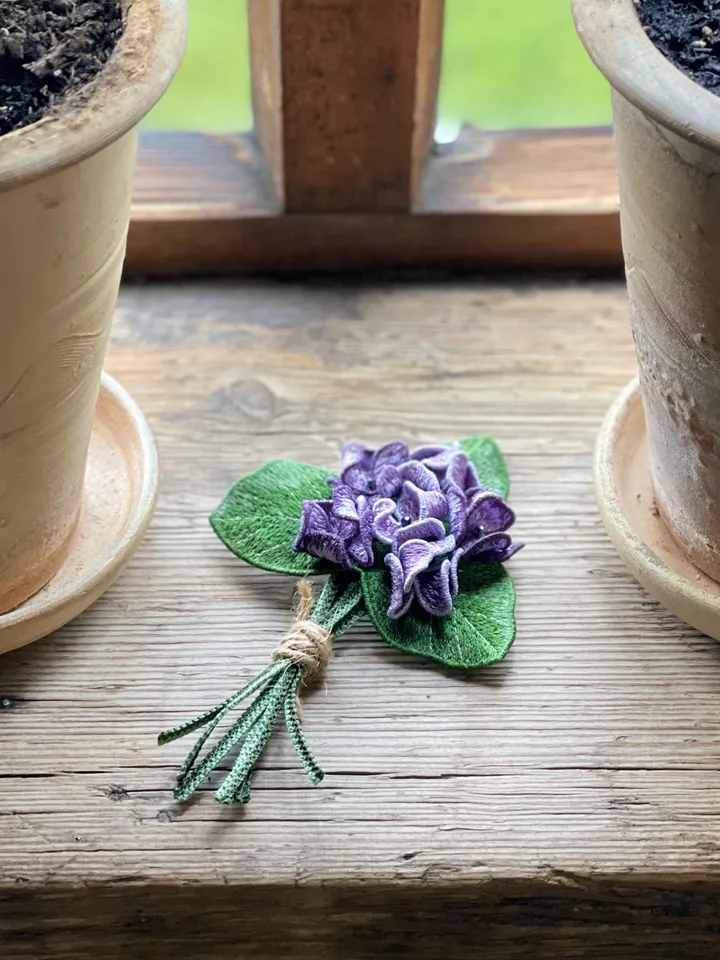 Set of flowers Brooch FSL (40% discount) Machine embroidery design Digital embroidery pattern Free standing lace flower file