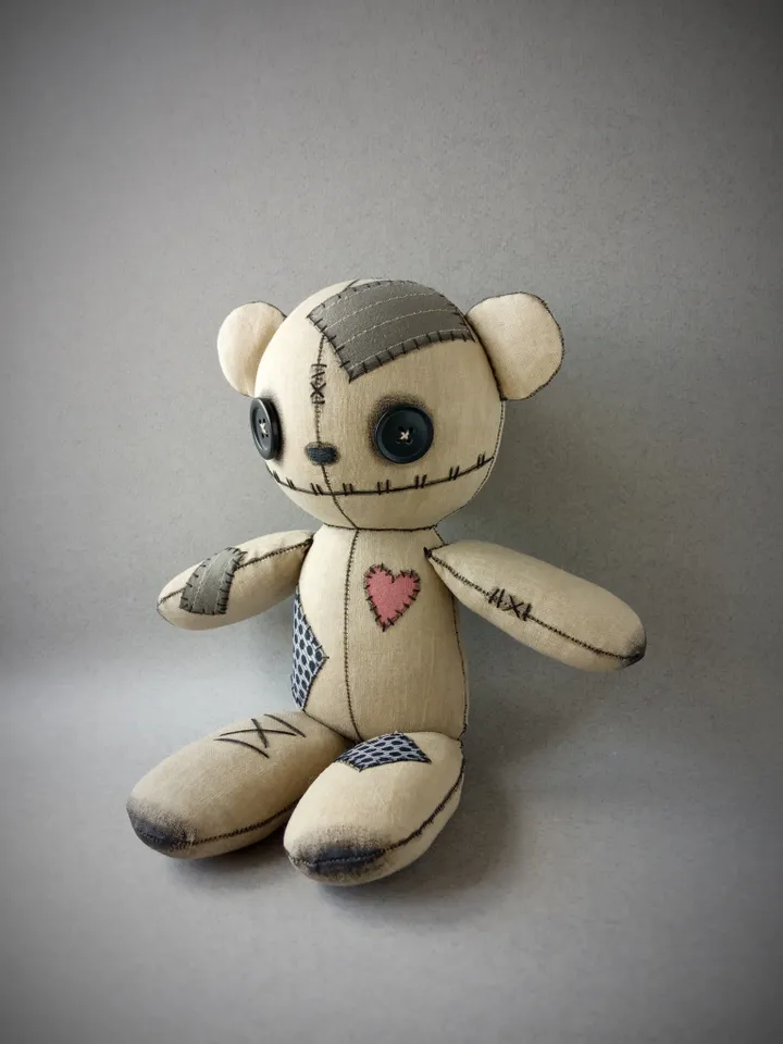 Handmade Spooky Cute Bear