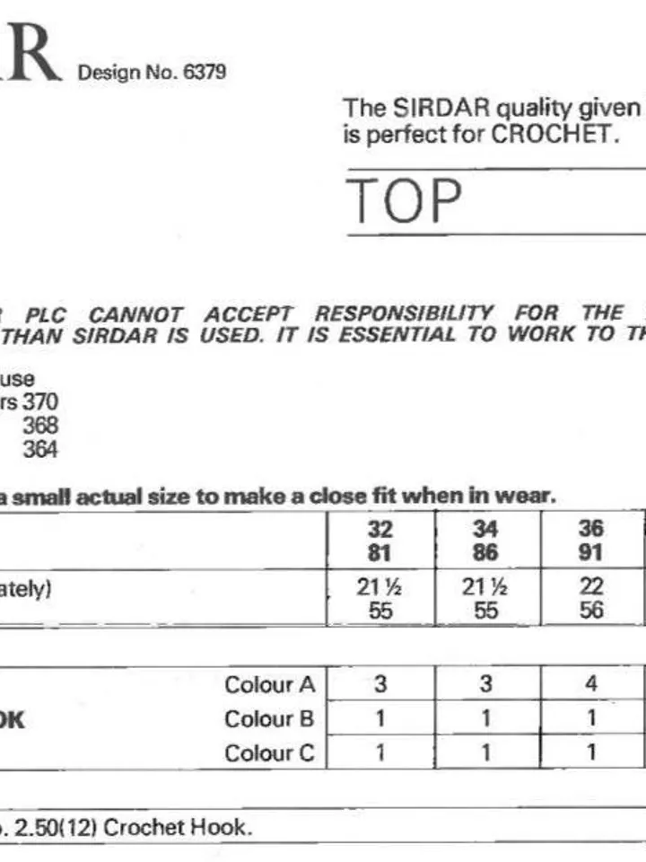 Top crochet pattern women ladies summer top pdf easy simple Pattern striped top pdf