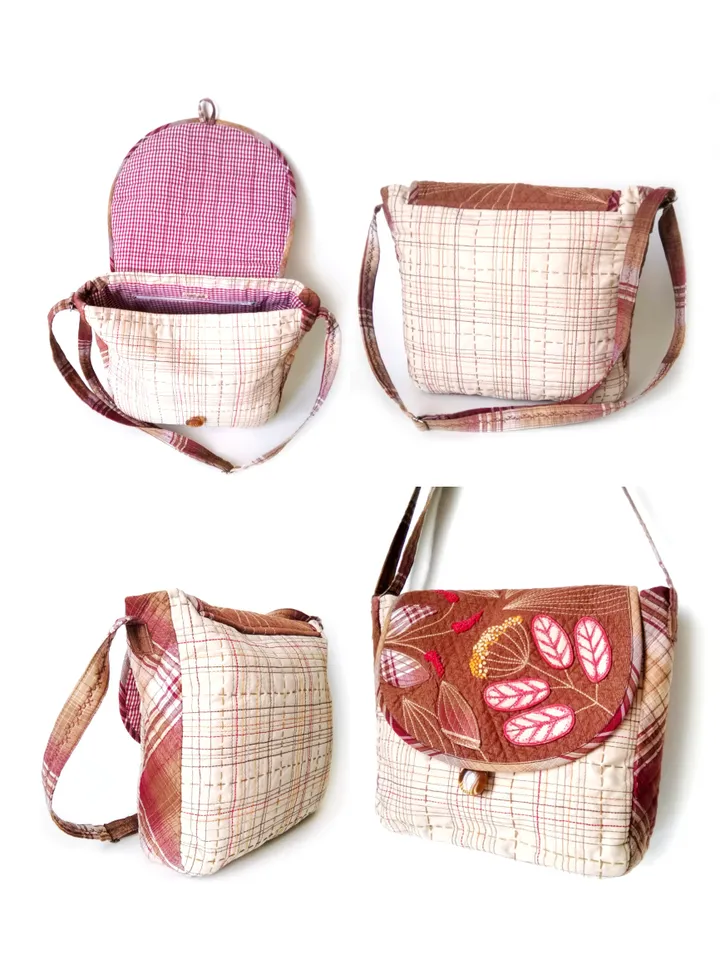 Handcrafted Women's Hand Embroidered Bags - Stylish Artisanal Designs, Shoulder Handmade Purse for Fashionable Ladies. FREE SHIPPING!
