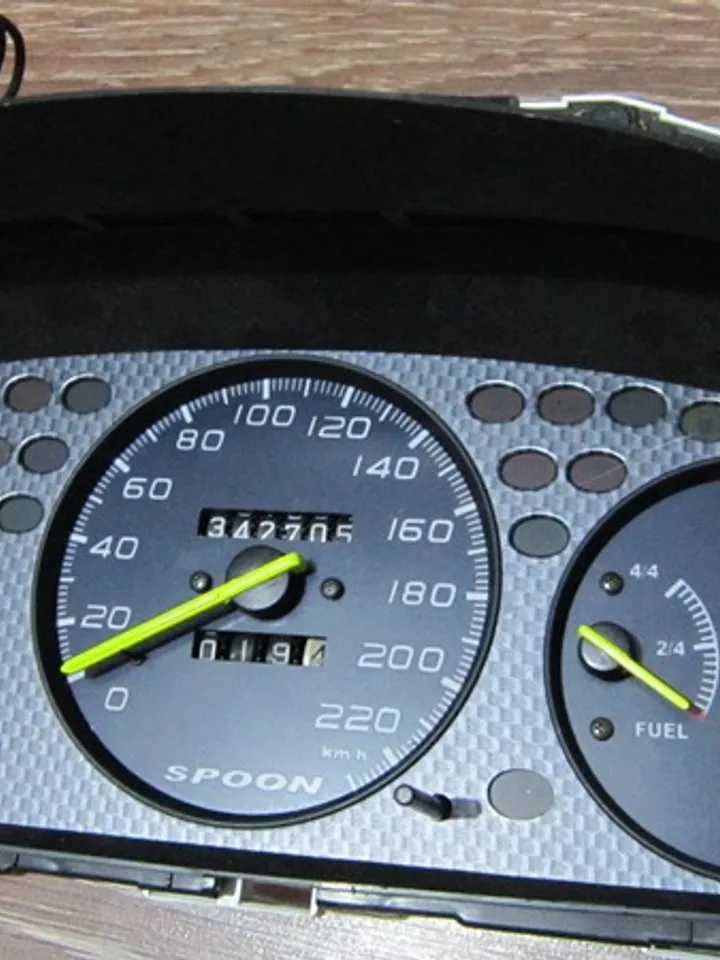Gauge Faces Overlay kit Spoon style for Honda Civic Ek OEM