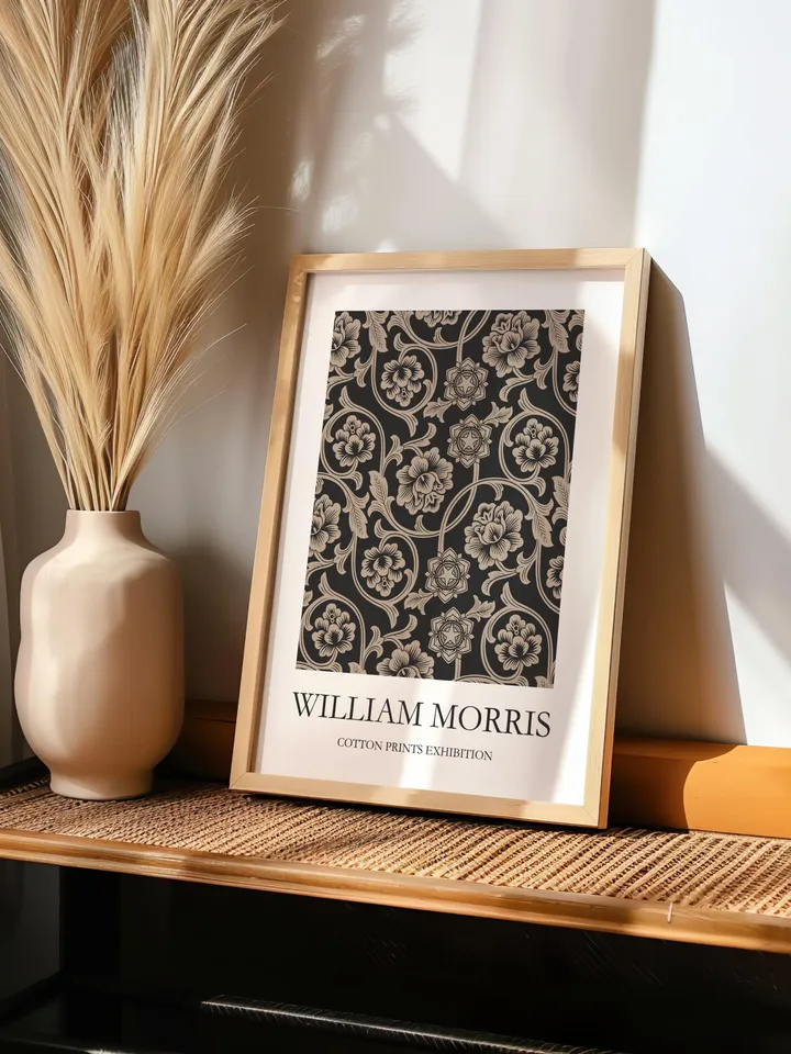 William Morris Style Wall Art Print Museum Poster Home Decor Interior Design Pattern Vintage Painting Textile Gallery Gift Digital Download
