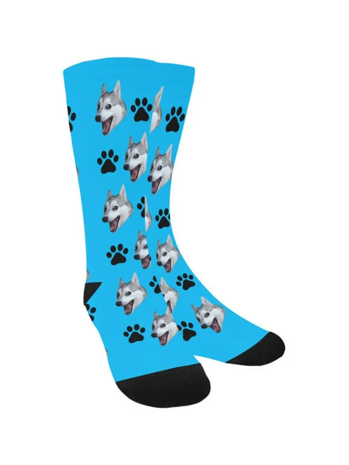 Custom Face Socks, Dog Cat Personalized Socks