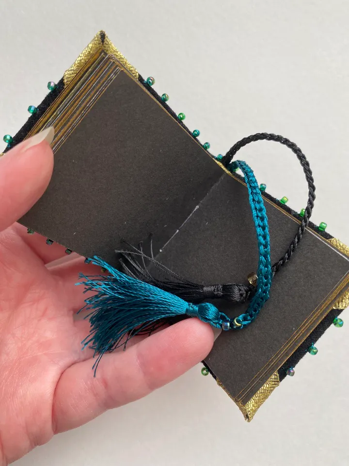 Mini magic book for dolls. Book for dollhouse and book nook