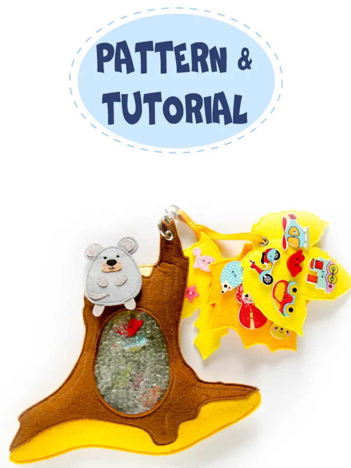 I Spy Bag from felt, PDF Pattern and Tutorial