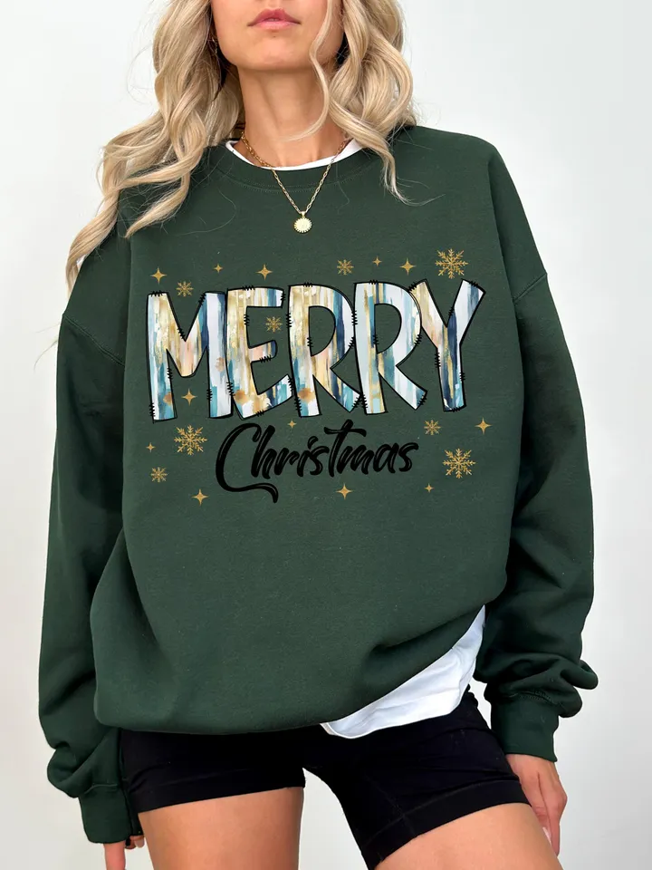 Glitter Blue Merry christmas png, merry doodles png, colorful brushstroke christmas png, glitter christmas png, christmas png, tis the seaso