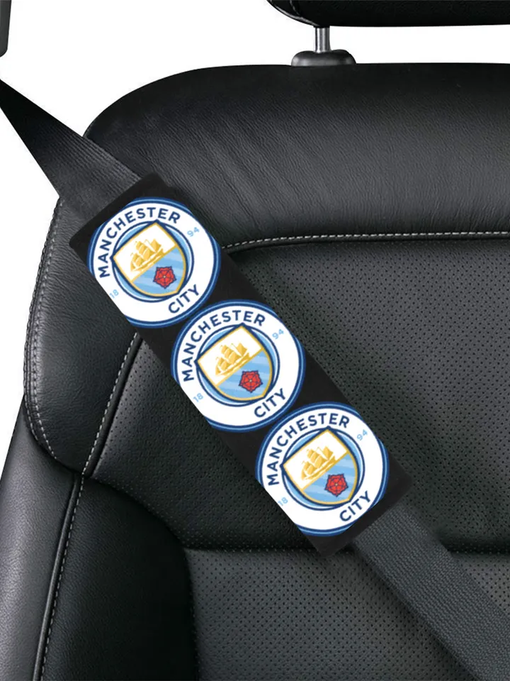 Manchester City Car Seat Belt Cover