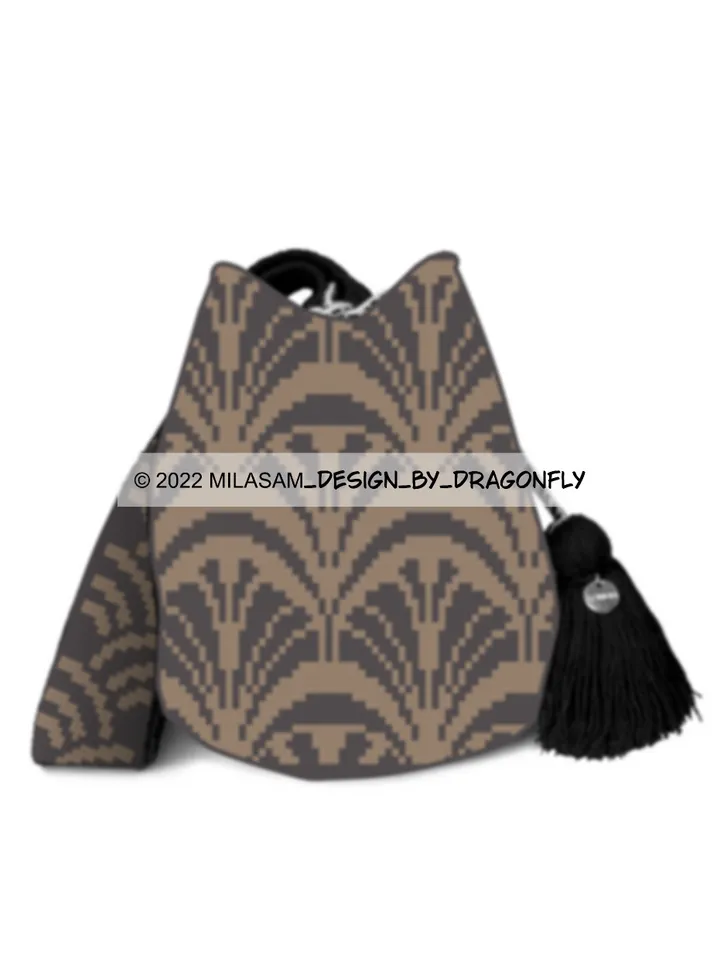 TAPESTRY CROCHET PATTERN. Handbag. Modern Crochet. / Set Art Deco
